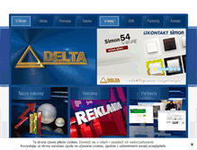 Tablet Screenshot of deltaelektro.pl